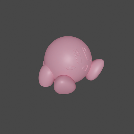 Thicc Kirby 3D model