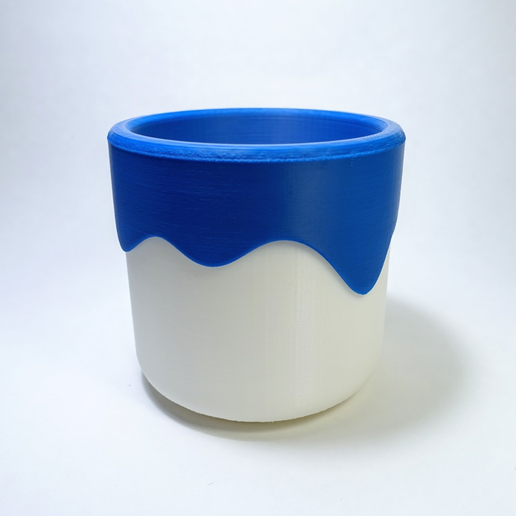 Overflowing container