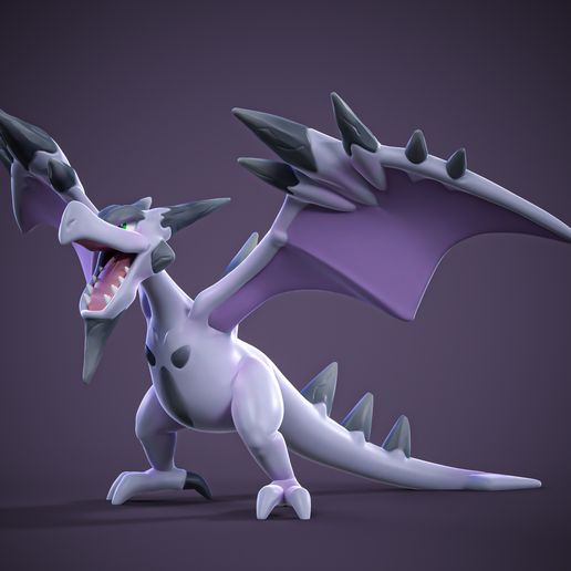 High Quality Mega Aerodactyl Miniature - 3D Printable STL Model For Tabletop Gaming and Display 3D model preview