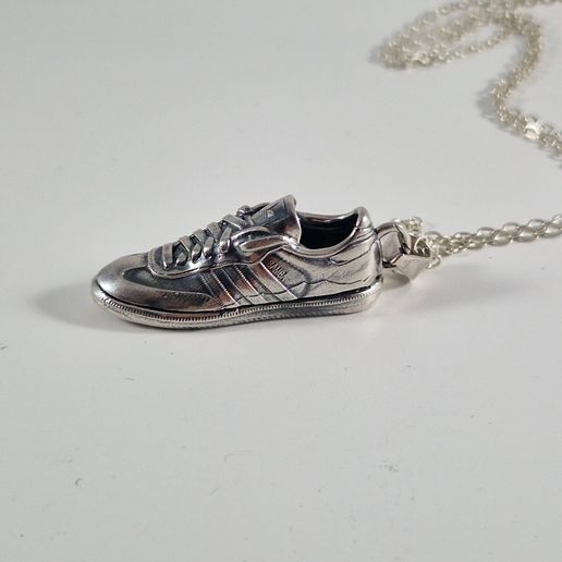 adidas gazelle silver green womens Gucci x Adidas Pendant Necklace 925 Silver  Queen Station
