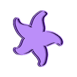 estrella_contorno_1.stl Starfish contour cookie cutter