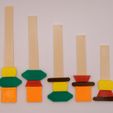 DSCF9780.jpg Geometric Shape Sorting Tower | Montessori Fine Motor & Color Matching Toy | Occupational Therapy STL