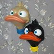 Colgador de auriculares de pato