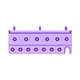 VERLNG1.STL Holder for Socket Wrench Set 28pcs 1/4" with Extension Bar and Sockets for Wall Mount 007