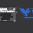 3.jpg GTA 6 Grand Theft Auto VI logo Stand Decor