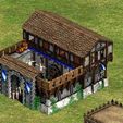 caserne.jpg Free STL file barracks Age Of Empire・3D printer design to download