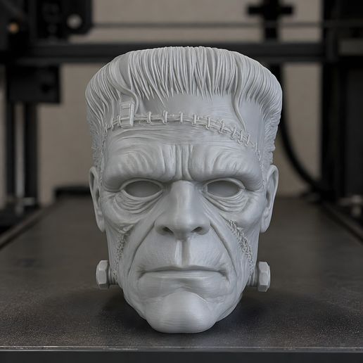 Frankenstein Wall Mask 3D Print Model