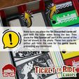 99.1.jpg TICKET TO RIDE EUROPE INSERTS / INTERNAL ORGANIZER BY AM-MEDIA