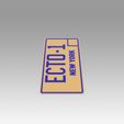 8.jpg Ghostbusters 2 ECTO-1 New York Replica Prop License Plate