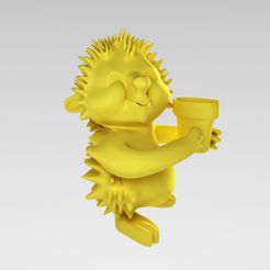 EjiiK.jpg STL-Datei Hedgehog kostenlos・Modell zum 3D-Drucken zum herunterladen