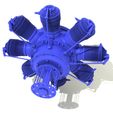 st3.jpg Rotary engine Gnome Monosoupape French 3D print ready