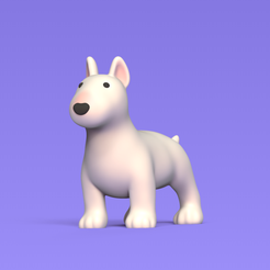 Cod19-Dog-Bull-Terrier-2.png Archivo 3D Perro Bull Terrier・Diseño de impresora 3D para descargar