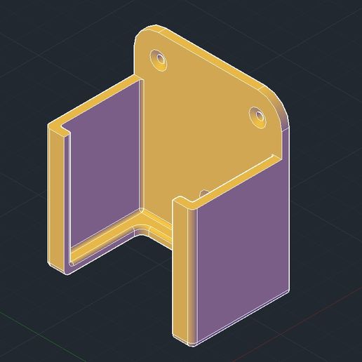 Mounting the power supply unit 3D model