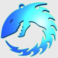 sharkkkyy.jpg Fichier 3D gratuit Shark Pendant・Modèle pour imprimante 3D à télécharger