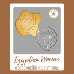 3.png Egyptian Woman Cookie Cutter