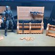 armory-set.jpg Diorama Weapon Rack 3D printable files for Action Figures