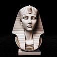 1000214394.jpg Cleopatra Bust – Golden Ancient Egypt Sculpture