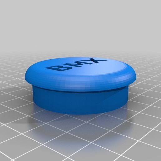 BMX Peg end Cap 3D model