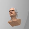 untitled.1737.jpg Geralt of Rivia The Witcher Cavill bust full color 3D printing