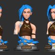 3side.jpg Jinx bust - Arcane Fanart