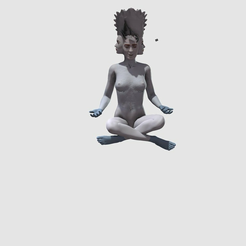 Render_1.png Fichier STL gratuit she jano déesse enthéogène art visionnaire méditation・Objet imprimable en 3D à télécharger