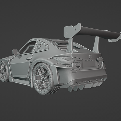 🚗 BMW M4 GT3 modelo 3d para imprimir escala 1/64 y 1/24・Archivo