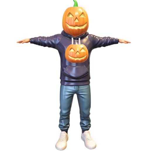 pumpkin headed character game reader