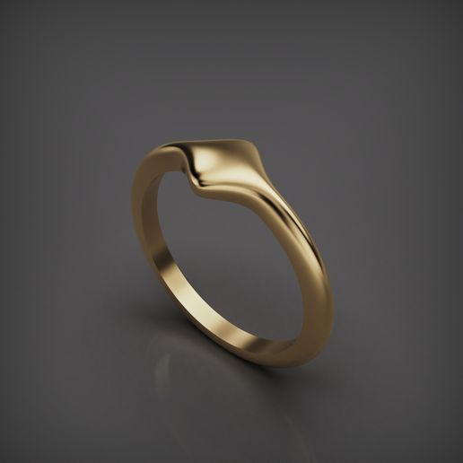 Wedding band ring - 3D model önizlemesi