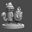 SS_MM_g3.jpg 3D file Secret Squirrel and Morroco Mole -16cm・Template to download and 3D print