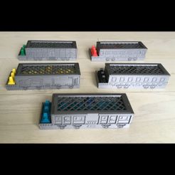 TtR.EU.Lid_01.jpg 3D file Ticket to Ride (Europe) organizers with lids・3D printer design to download
