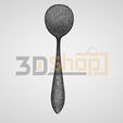 tablespoonv2_main4.jpg Spoon (Design2) - Table spoon, Kitchen tool, Kitchen equipment, Cutlery, Food, dining cutlery, decoration, 3D Scan, STL File