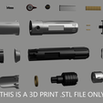 Star_Wars_-_Sabine_Wren_Parts.png Sabine Wren Lightsaber - 3D Print .STL File