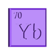 70yb.stl All 118 elements (The Periodic Table of Elements)