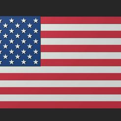 2023-f-0001-01.jpg STL file USA flag・Model to download and 3D print