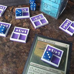 d16f1e05-e78b-4d87-bdfb-3b0d010c8547.jpg Archivo 3D gratis Magic: The Gathering +1/+1 Contadores de Dados・Objeto imprimible en 3D para descargar