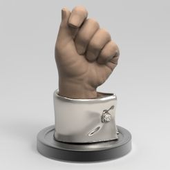 40.jpg Hand Business Cards Holder 3D print model