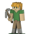 Alex.png Minecraft Alex figure 46 cm