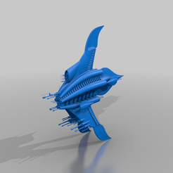 Shargoti.3ds.png Free STL file Shargoti Heavy Battlecruiser・Model to download and 3D print