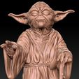 9.jpg Free OBJ file Yoda HD StarWars・3D printing template to download