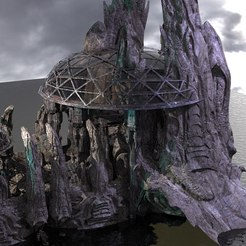 untitled.1524.png OBJ file Wraith Hive Monarch Claw Dome Cliffs・3D printable model to download