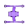 hubsan_x4_gen2_body.stl hubsan x4 gen2 frame and landing feet