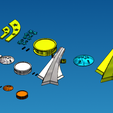 3.png Trofeo Estrella Mario Kart, Gold, Silver and Bronze