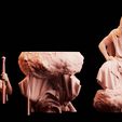 parts7.jpg Witcher 3 Bridgeguard Statue Epic Warrior 3D Print Statue STL Files (Download files) figure digital pattern printing figurine Art