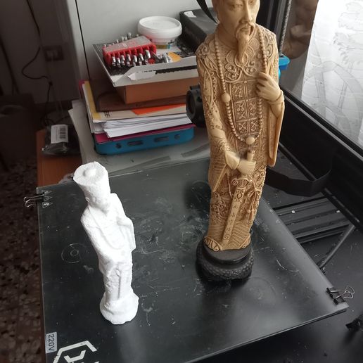 statua cinese scan 3D model