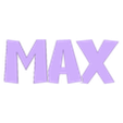 Max v2.stl LED Name Lamp - Name Max