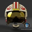 1-Rebel-Pilot-Helmet.jpg Rebel Pilot Helmet - 3D Print Files