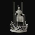 ZBrush Document1.jpg Sosuke Aizen - Bleach 3d print statue figurine