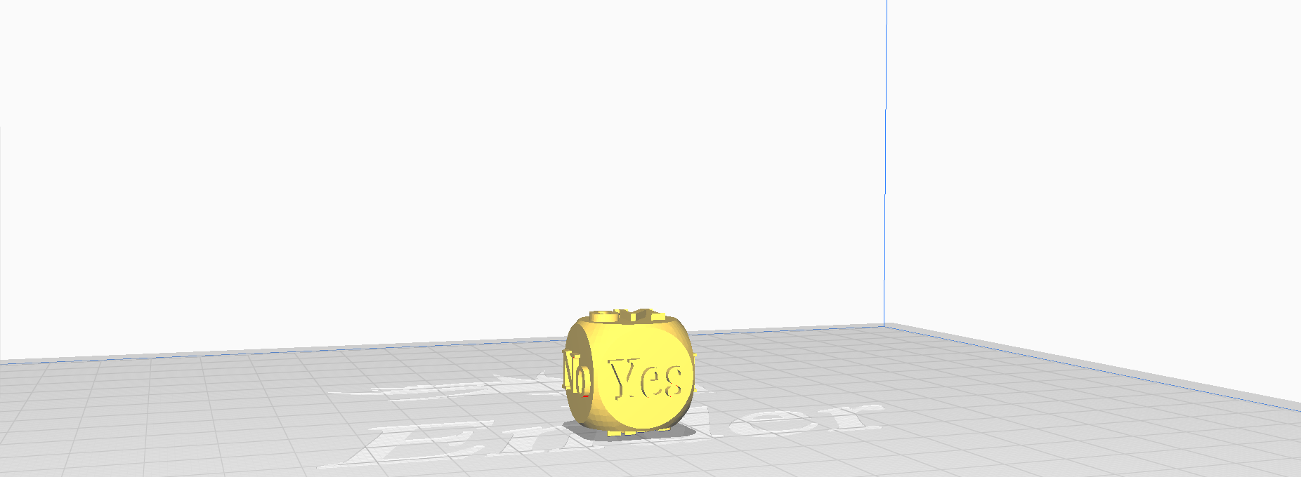 STL file Yes Or No Die・3D printer design to download・Cults