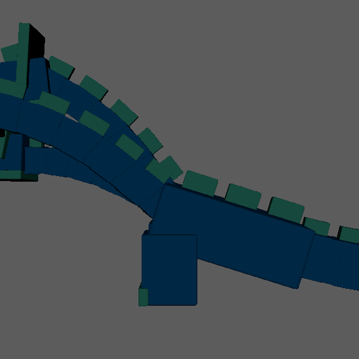 🦸 Minecraft Hydra Minifigure・ OBJ File for 3D printing・Cults