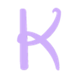 K.stl Letters and Numbers DISNEY Letters and Numbers | Logo